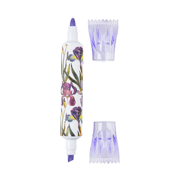 Маркер-текстовыделитель С ЗАПАХОМ "FLORA. ИРИСЫ", СИРЕНЕВЫЙ