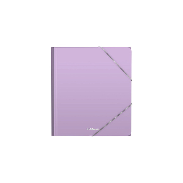 Папка для тетрадей на резинках пластиковая ErichKrause Matt Pastel Bloom, A5+, ассорти (в пакете по 4 шт.)