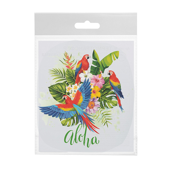 Наклейка-термотрансфер Gamma 14x13 см "aloha"  (1шт) 