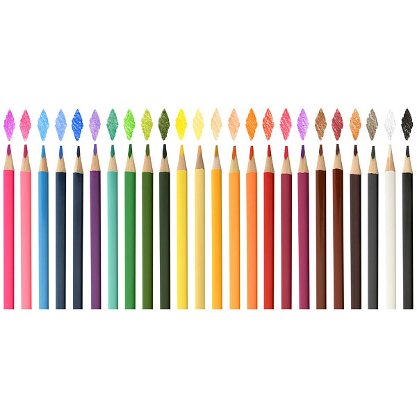 Карандаши 24 цв. "Каляка-Маляка" деревян., трехгран.,  карт.уп.