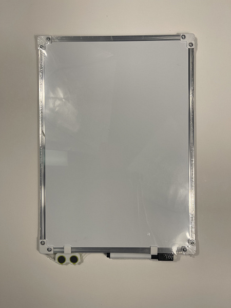 Доска магнитно-маркерная 25*35см, с маркером