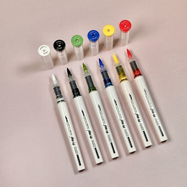 Набор маркеров-кистей акриловых "SKETCH&ART" 24 ЦВ., УВЕЛИЧЕННЫЙ ОБЪЕМ