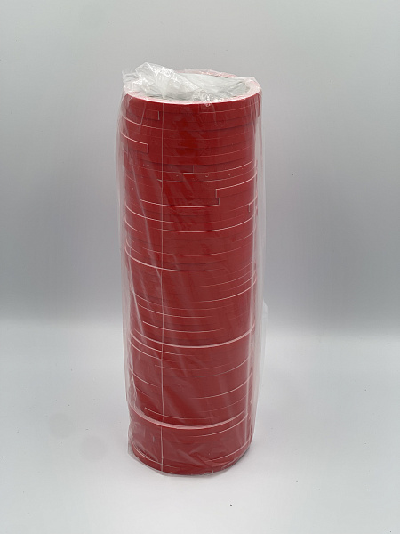 Клейкая лента двусторонняя, усиленная, 6мм*2м (спайка 48 штук) цена за 1 штуку 