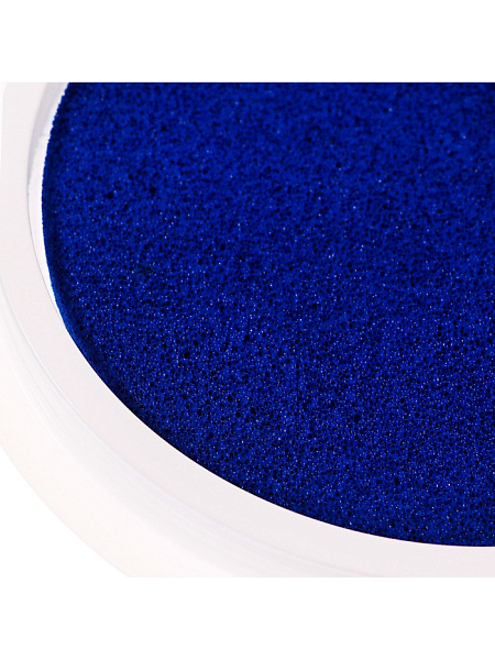 Краска пальчиковая, на водной основе, с губкой, Синий