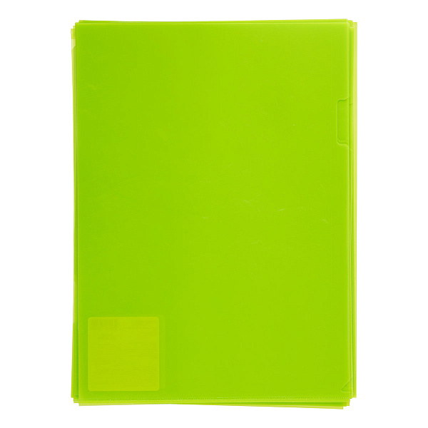 Папка - уголок A4 "Expert Complete" Trend NEON 180 мкм волокно лайм EC210030021