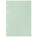 Сменный блок 50 л. А5 Нежно-зеленый-LAGOON ля тетрадей на кольцах цветной тониров.блок Универсальная перфорация  6 отверстий в индив.упак. 