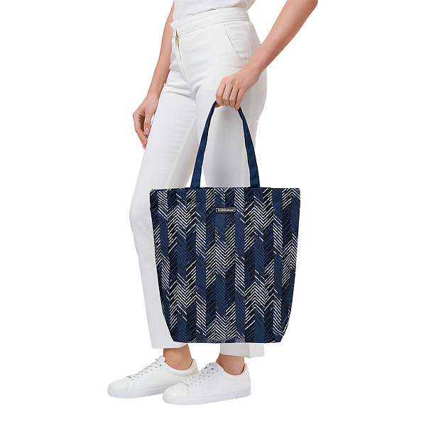 Сумка-шоппер на молнии ErichKrause® 14L Herringbone