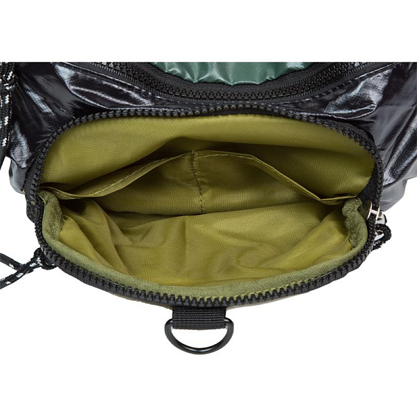 Сумка поясная "deVENTE. Limited Edition. Think Different" подростковая 26x10x7 см, высококачественная стеганная плащевка, тракторные молнии, 1 отделение на молнии, 1 передний карман на молнии, 1 сетчатый карман на молнии, 2 внутренних кармана, на рег