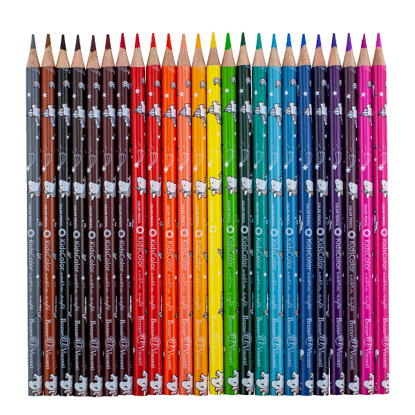 Карандаши 24 цв. "KidsColor"  6 ВИДОВ