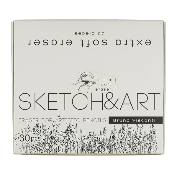 Ластик художественный супер мягкий "SKETCH&ART" 2B 