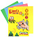 Бумага цветная А4 8 цветов 8 листов мелованная "Каляка-Маляка" (210х297мм) в папке
