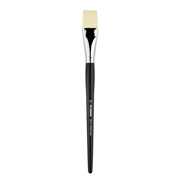 Кисть для акрила Sketchmarker 352 жесткая синтетика плоская ручка короткая №24