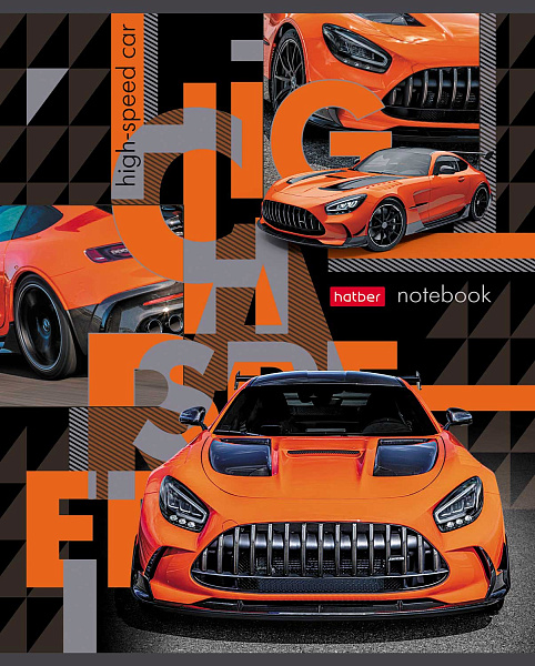 Тетрадь 40 л. кл. "В мире авто" 65г/кв.м 