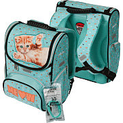 Ранец "deVENTE. Mini. Meow" школьный жесткий 35x26x20 см (14 л) вес 800 г, эргономичная спинка, дно из фактурной резины, светоотражающие элементы