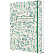 Блокнот А5 96 л. "Greenery Pattern" тв.переплет, печатный блок 70г/м2, обл. тв.лам.картон, резинка