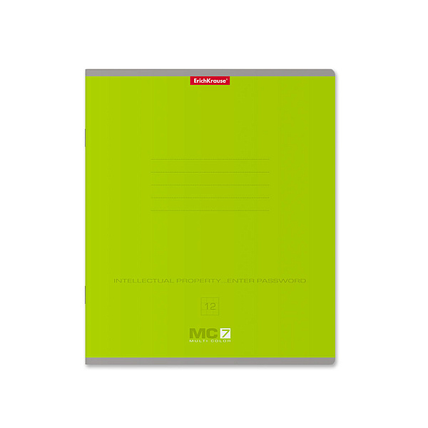 Тетрадь 12 л. кл. "MC-7" ассорти, MIX-P ErichKrause® 