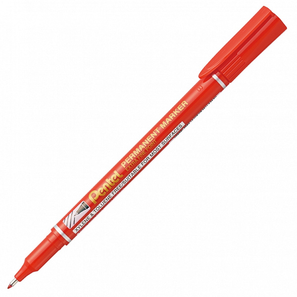 Маркер перманентный "Pentel" Fine Point   1,6 мм   пулевидный  красный