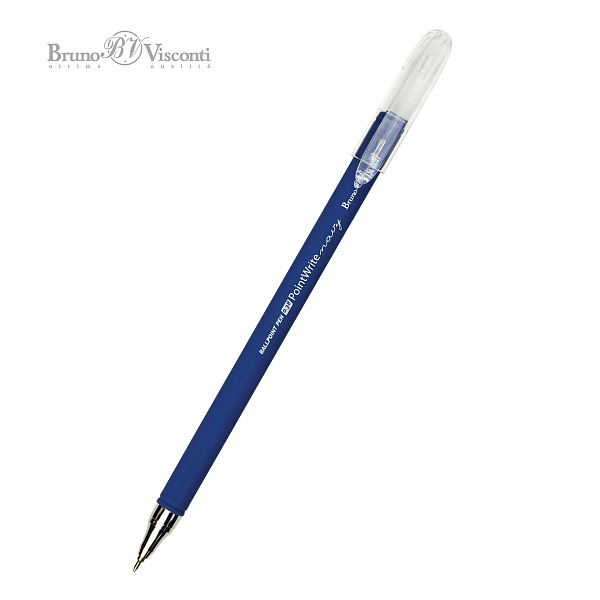 Ручка шариковая 0,38 мм "PointWrite NAVY" СИНЯЯ