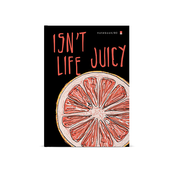 Бизнес-блокнот А5 80 л. "JUICY LIFE"