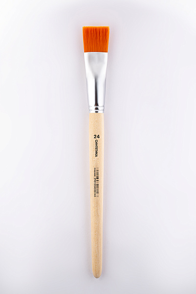 Кисть синтетика плоская №24