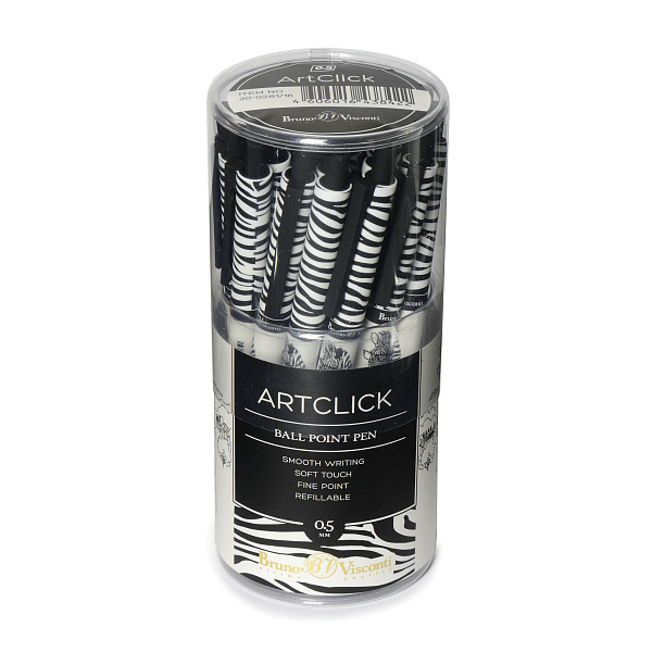 Ручка шариковая 0,5 мм "ArtClick.Зебра" СИНЯЯ