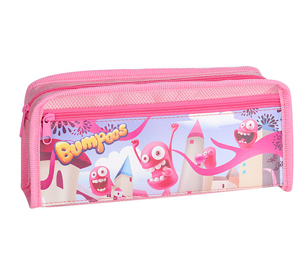 Пенал Deli  Bumpees 2отд. 215x50x90мм нейлон