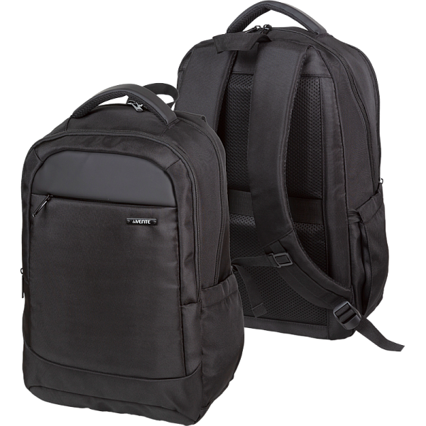Рюкзак "deVENTE. Business" подростковый 43x31x14 см (19 л) 800 г, плотный износостойкий полиэстер с водоотталкивающей пропиткой, 2 отделения на молнии (одно с уплотненным отделением для ноутбука до 17 дюймов и книг и фиксатором на липучке, второе - с