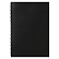 Тетрадь А4 48 л. кл. на гребне  Чёрная пластиковая обложка, офсет