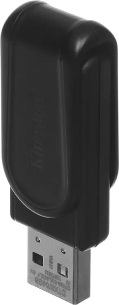 Флеш Диск Kingston 64GB DataTraveler Exodia S  USB3.0 черный