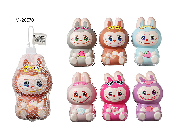 Игрушка-антистресс "Зубастик" 12*8 см, ассорти 6 дизайнов, ПВХ- сетка