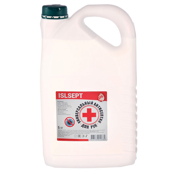 Антисептик ISLSEPT 5л, содержание спирта 70%