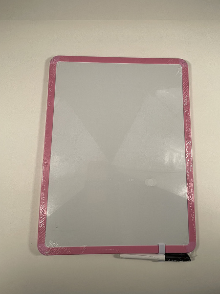 Доска магнитно-маркерная 30*40см, с маркером, МИКС 