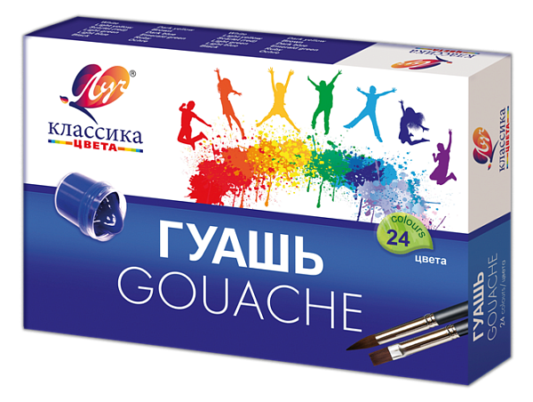Гуашь 24 цв. 20 мл. Луч "Классика" 