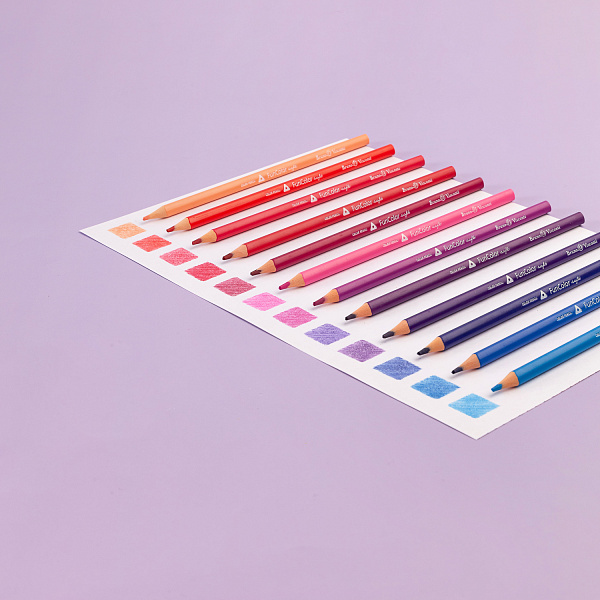 Карандаши 24 цв. "FUNCOLOR" пластиковые