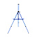 Мольберт напольный тренога 60*14*10 алюмин. Малевичъ, МЛ-03 синий, с чехлом