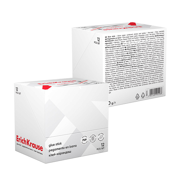 Клей-карандаш  30 г ErichKrause EasyStick, (в коробке-дисплее )