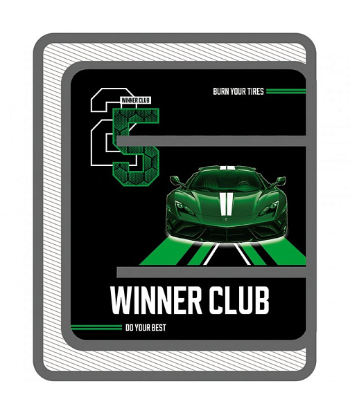 Папка для труда А4 молния вокруг, пластик 325/230/25 "АВТОКЛУБ 25" 2025