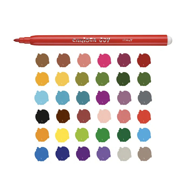 Фломастеры 36 цв. Carioca   Joy