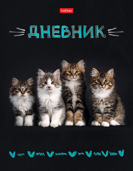 Дневник 1-11 кл. 40 л. тв.переплет "Кошачий дозор" глянц. ламин.