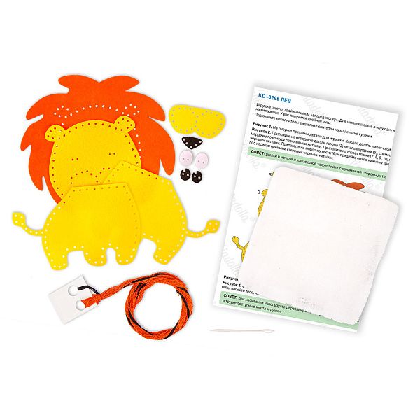 Набор для шитья "Miadolla" Лев