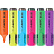 Набор маркеров текст. 6 шт "deVENTE" (желт, зел, оран, роз, гол, сирен) плоский корпус, скошенный наконечник, ширина линии 1-5 мм, в пластиковом блистере