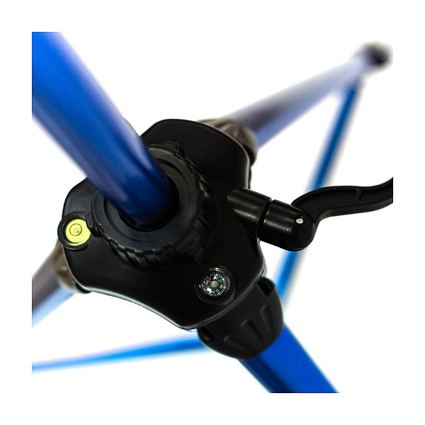 Мольберт напольный тренога 60*14*10 алюмин. Малевичъ, МЛ-03 синий, с чехлом