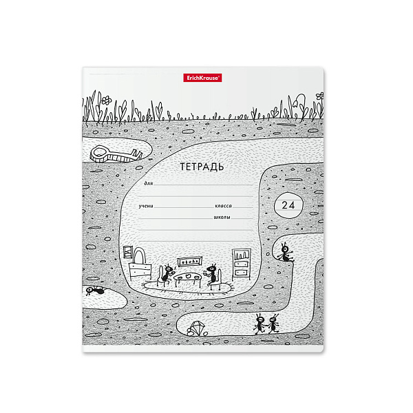 Тетрадь 24 листа в линию "Муравьишки" ErichKrause®