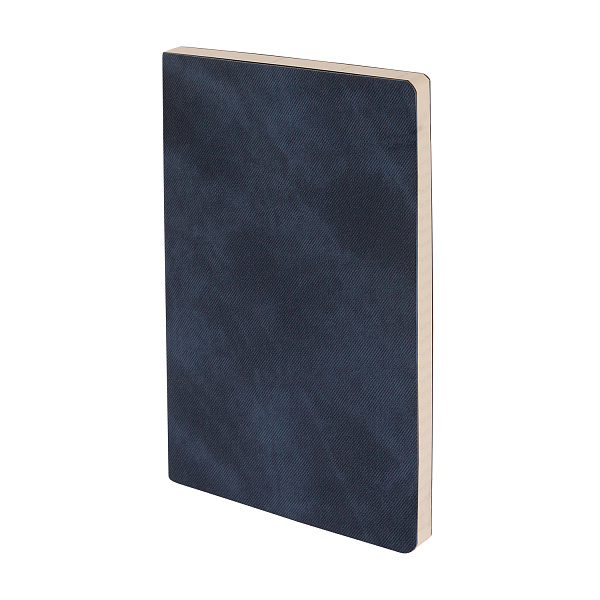 Ежедневник недат А5 "MEGAPOLIS JEANS" (ТЕМНО - СИНИЙ)