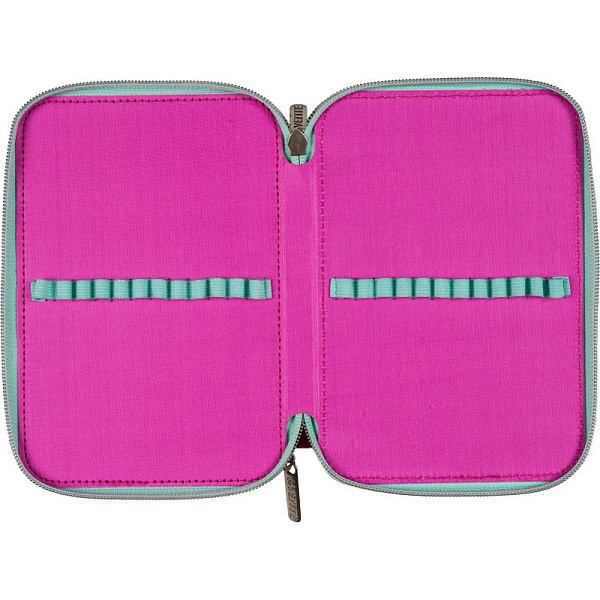 Пенал 2секц. д/дев. 210*140 "deVENTE. Candy Cat" для 44 пр. прямоугол. плотный текстиль на молнии