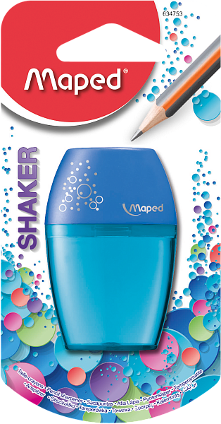 Точилка 1 отв. Maped SHAKER, с контейнером, дисплей