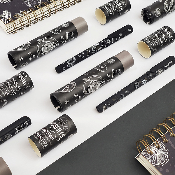 Ручка шариковая 0,7 мм "DreamWrite. Caffè nero" в тубусе Синие чернила, 3 вида   