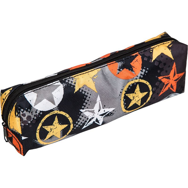 Пенал "Attomex. Football" 20x7x3,5 см, прямоугольный для 50 предметов, на молнии, текстильный с рисунком, ассорти 3 дизайна