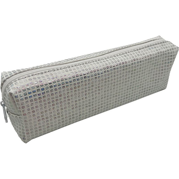 Пенал "Attomex. Glamour" 20x7x3,5 см, прямоугольный для 50 предметов, на молнии, искусственная кожа с рисунком, ассорти 3 дизайна