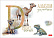 Альбом для рисования 48 листов "Из жизни дикой природы" на скобе